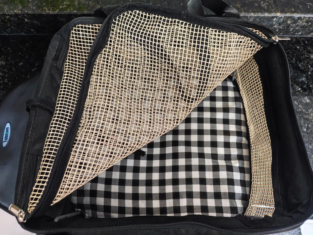 Bolsa transporte cães e gatos. Tamanho: 40x28x25cm.  - Foto 3