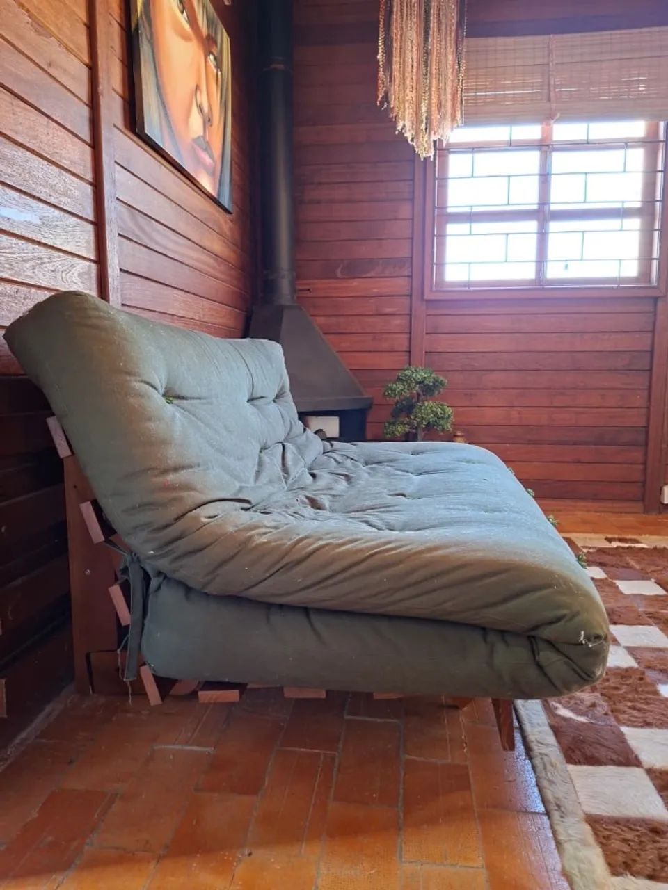 Sofa Futon Madeira Madeira Maravilindo - Foto 2