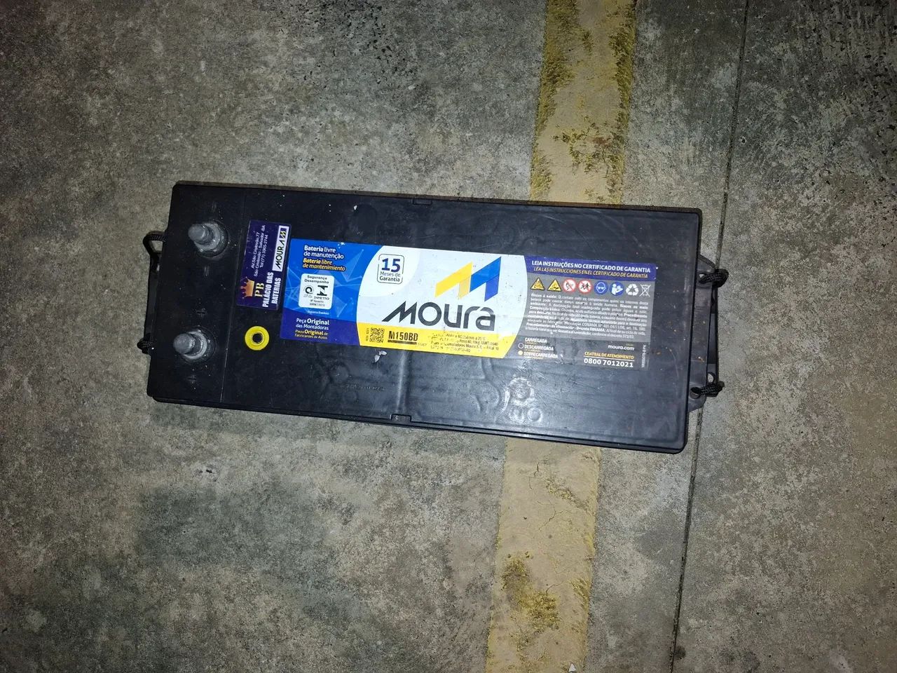 ? Bateria Moura M150BD pra vender logo  - Foto 3