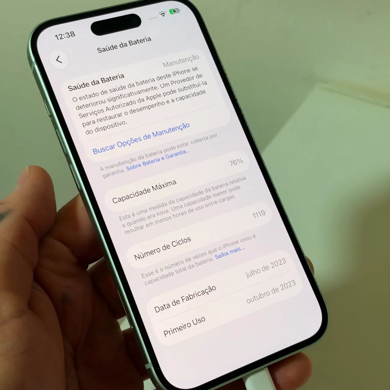 iPhone 15 128GB verde - Foto 4