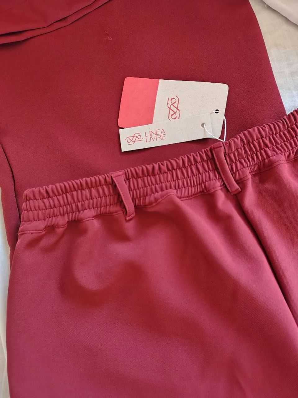 Calça feminina marsala tamanho GG - Foto 2