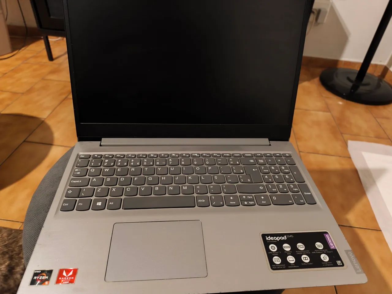 Notebook Lenovo IdeaPad S145 | Ryzen 5 | 8GB RAM | SSD 256GB