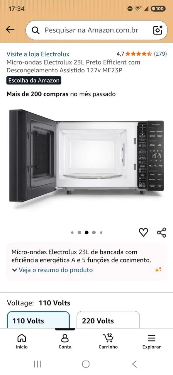 Micro-ondas Electrolux novíssimo! - Foto 3