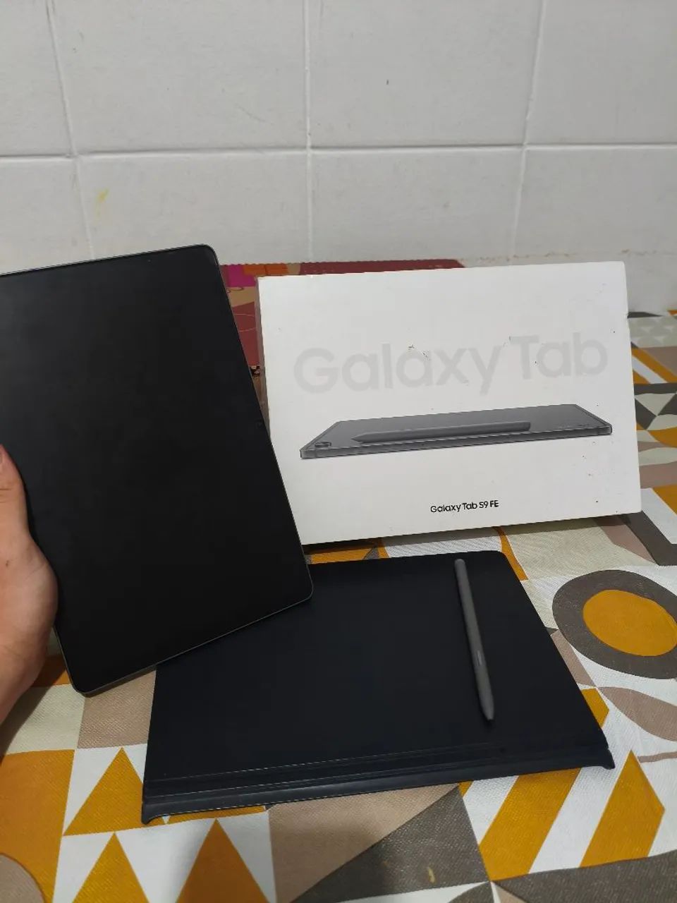 Tablet S9 fé com duas capa e bolsa de trasporte na caixa  - Foto 5