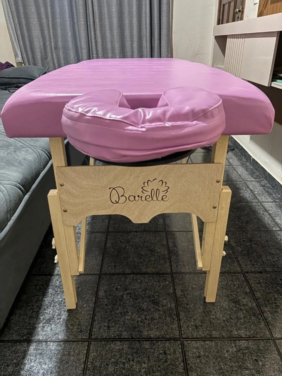 Maca de massagem portátil Barelle rosa - Foto 2