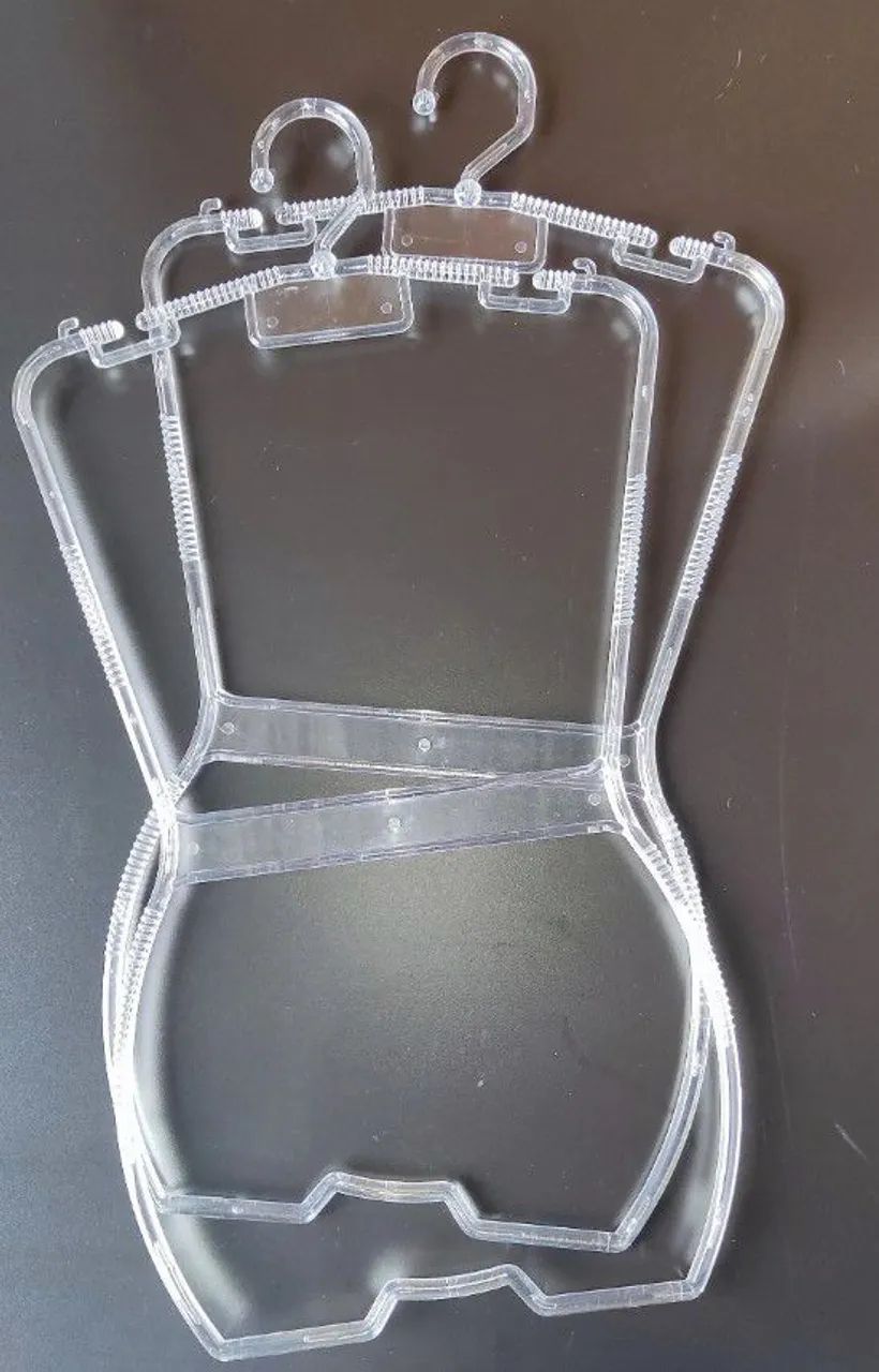 Cabide silhueta acrílico 