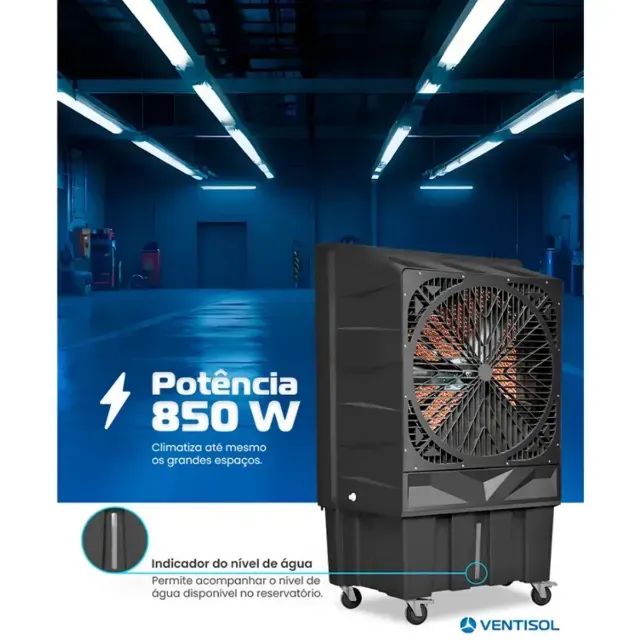 Climatizador Industrial Até 200m 120litros Clin120 Ventisol Cor Cinza - Foto 3