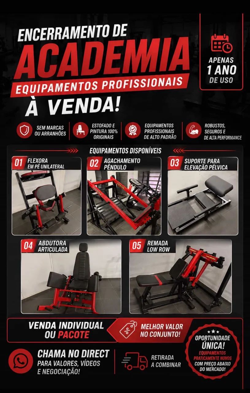 Equipamentos para Academia