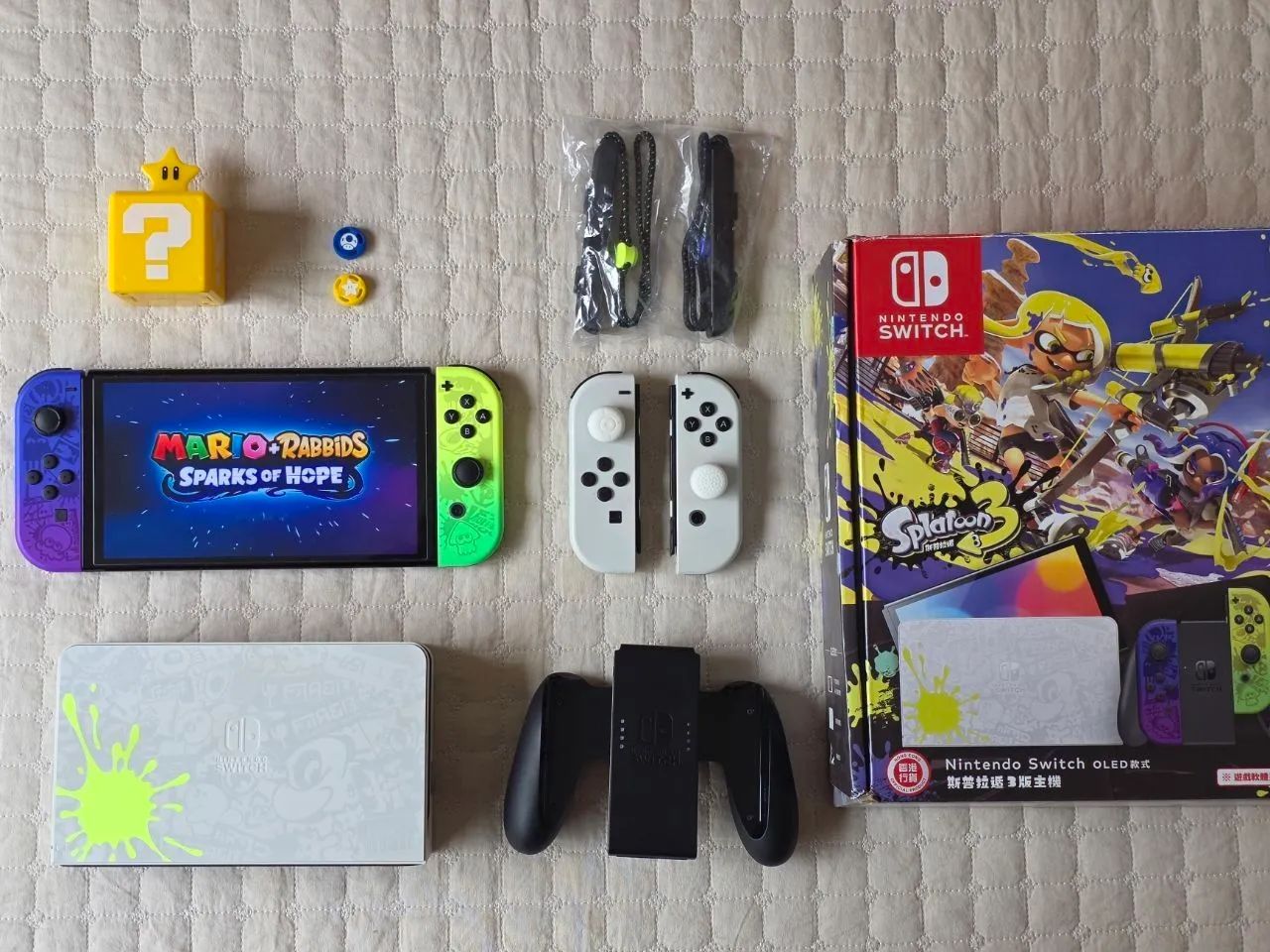 Nintendo Switch Oled Splatoon 3 com Jogos - Na Garantia - Consoles