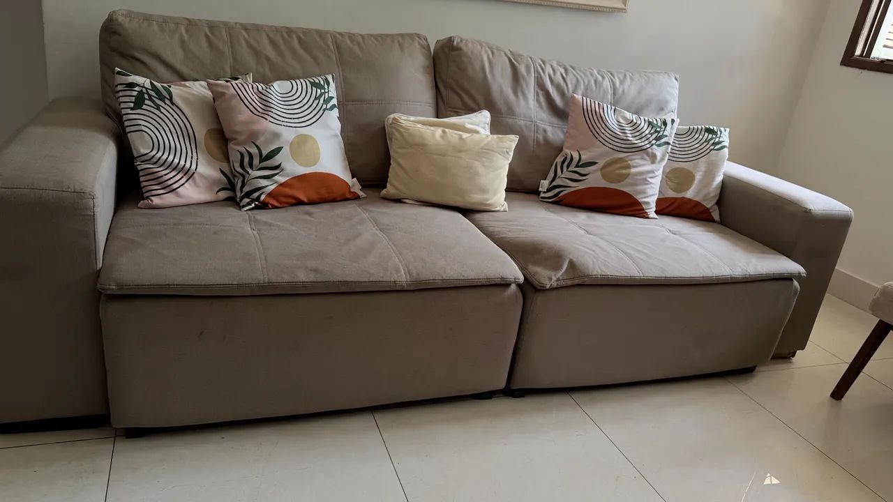 Sofá reclinável 