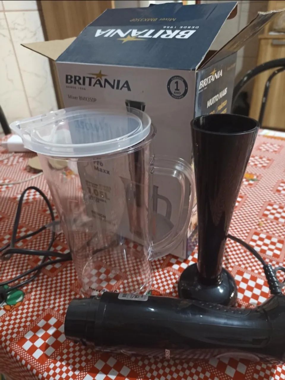 Mixer Britânia com Copo | 350W + Copo de 1 Litro com Alça  - Foto 4