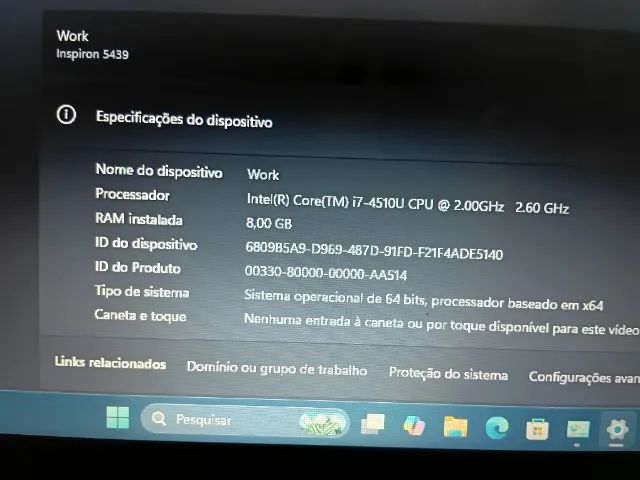 Notebook Dell Core i7 5470 CPU 2.00Ghz - Foto 4