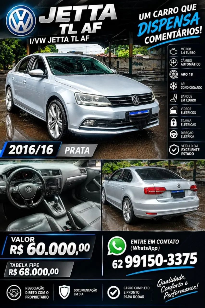 Volkswagen Jetta JETTA Trendline 1.4 TSI 16V 4p Aut. 2016