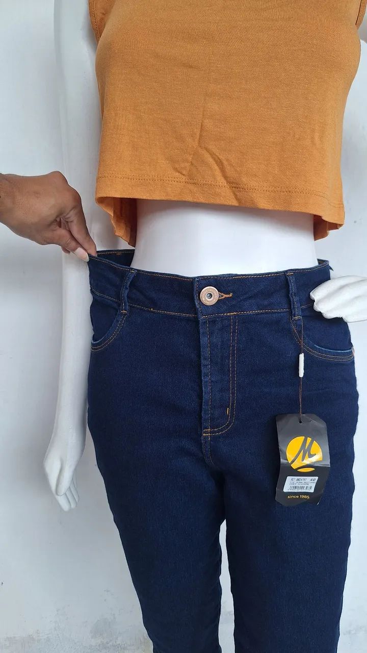 Calça jeans nova FEMININA  n° 40 - Foto 3