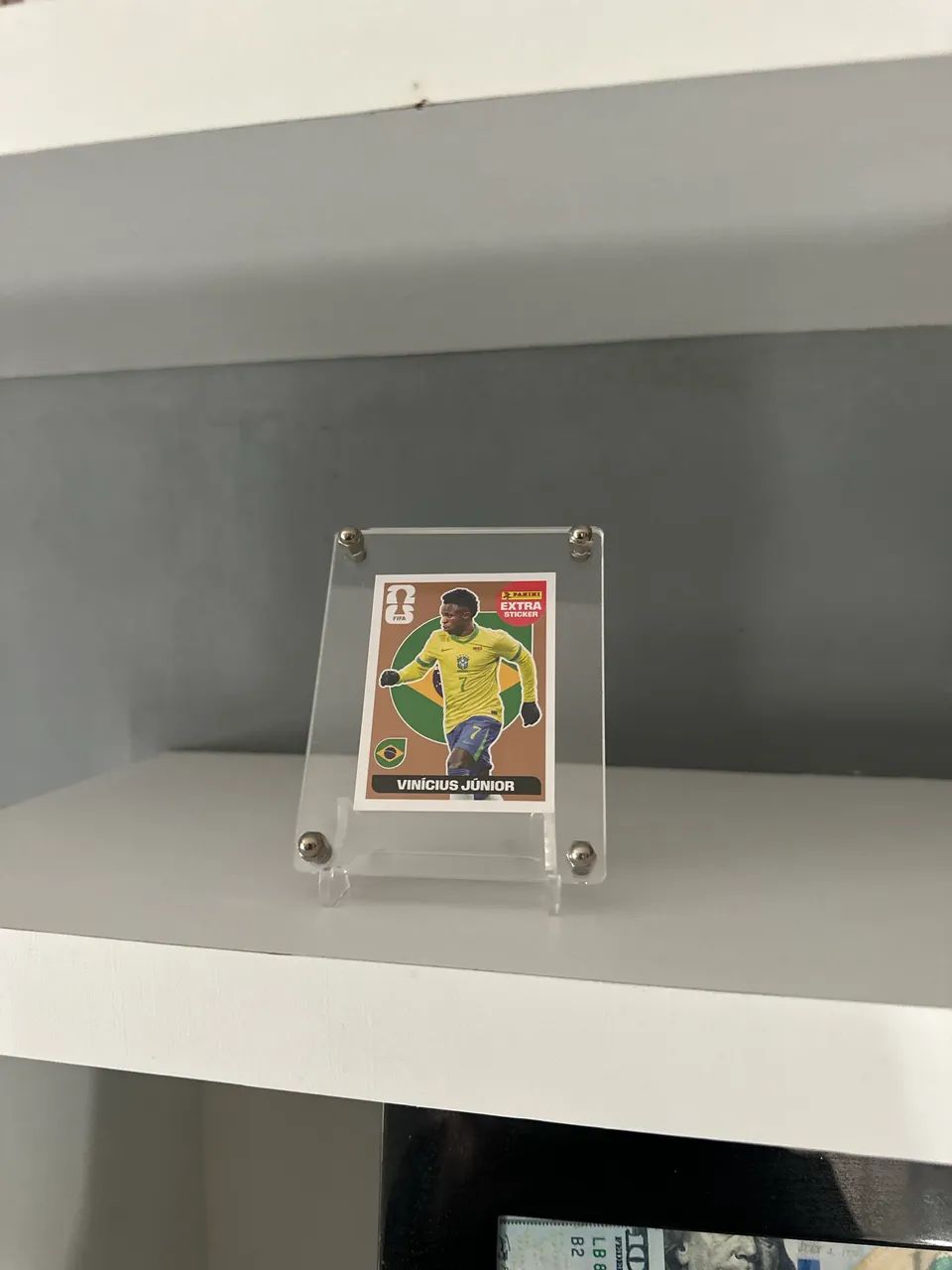 Figurinha vini Júnior bronze (panini)