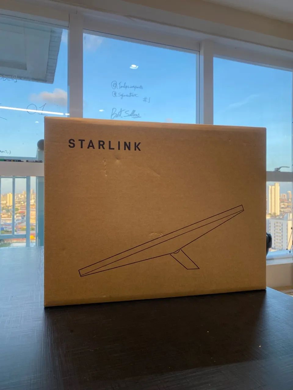 Starlink mini lacrada com nota