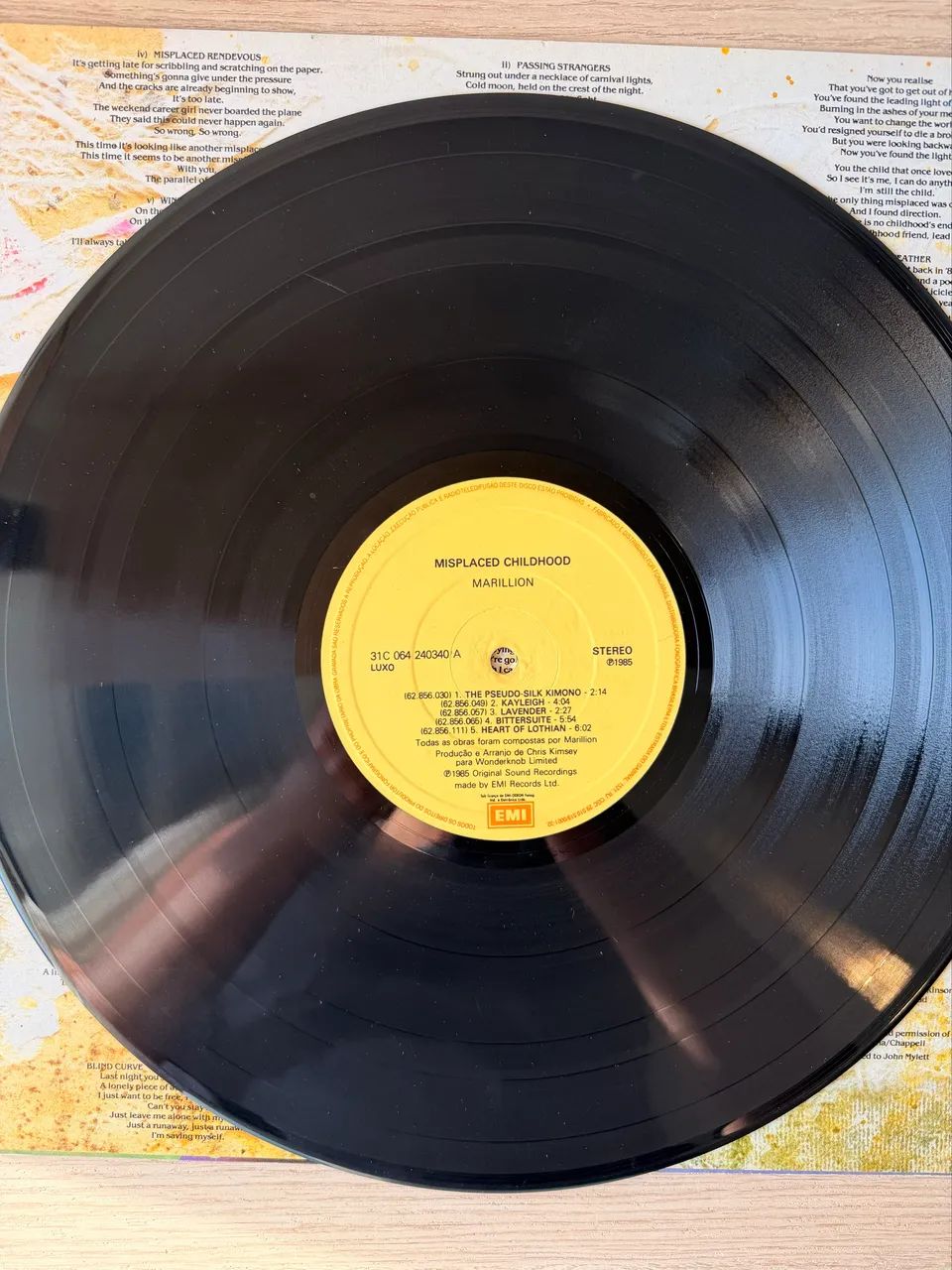 LP Marillion - Misplaced Childhood  - Foto 2