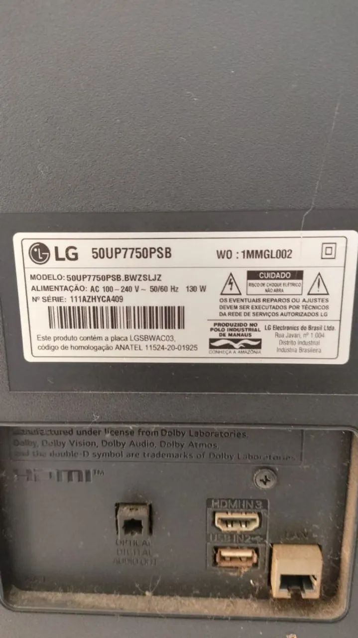 Tv LG para quer precisa de componentes - Foto 4
