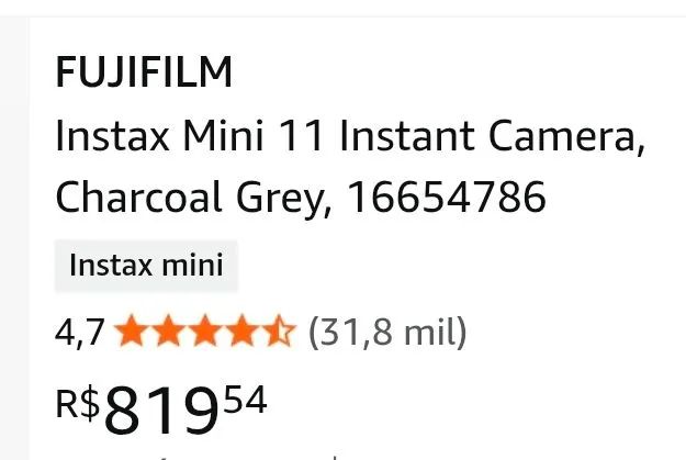 Câmera polaroid Instax mini 11 - Foto 5