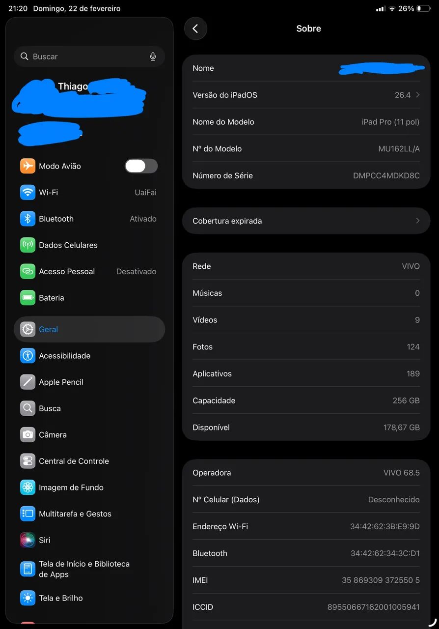 iPad 11 PRO 4G + WIFI - 256Gb Novissimo - Foto 5