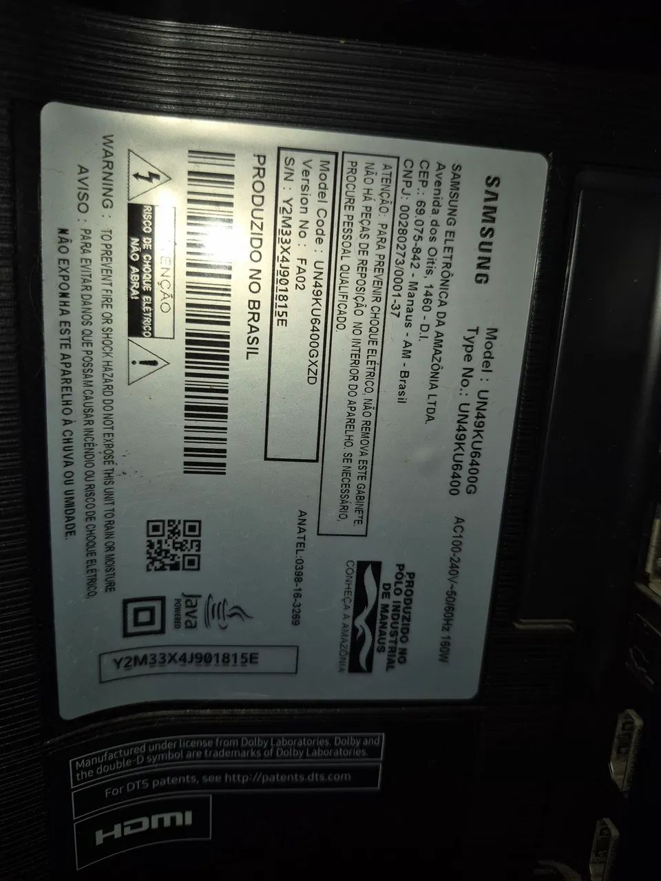 TV Samsung Smart 4K UHD 49 polegadas - Foto 3
