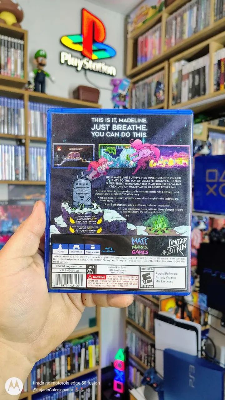 Celeste PS4 Jogo De PS4 Limited Run Games Impecável  - Foto 4