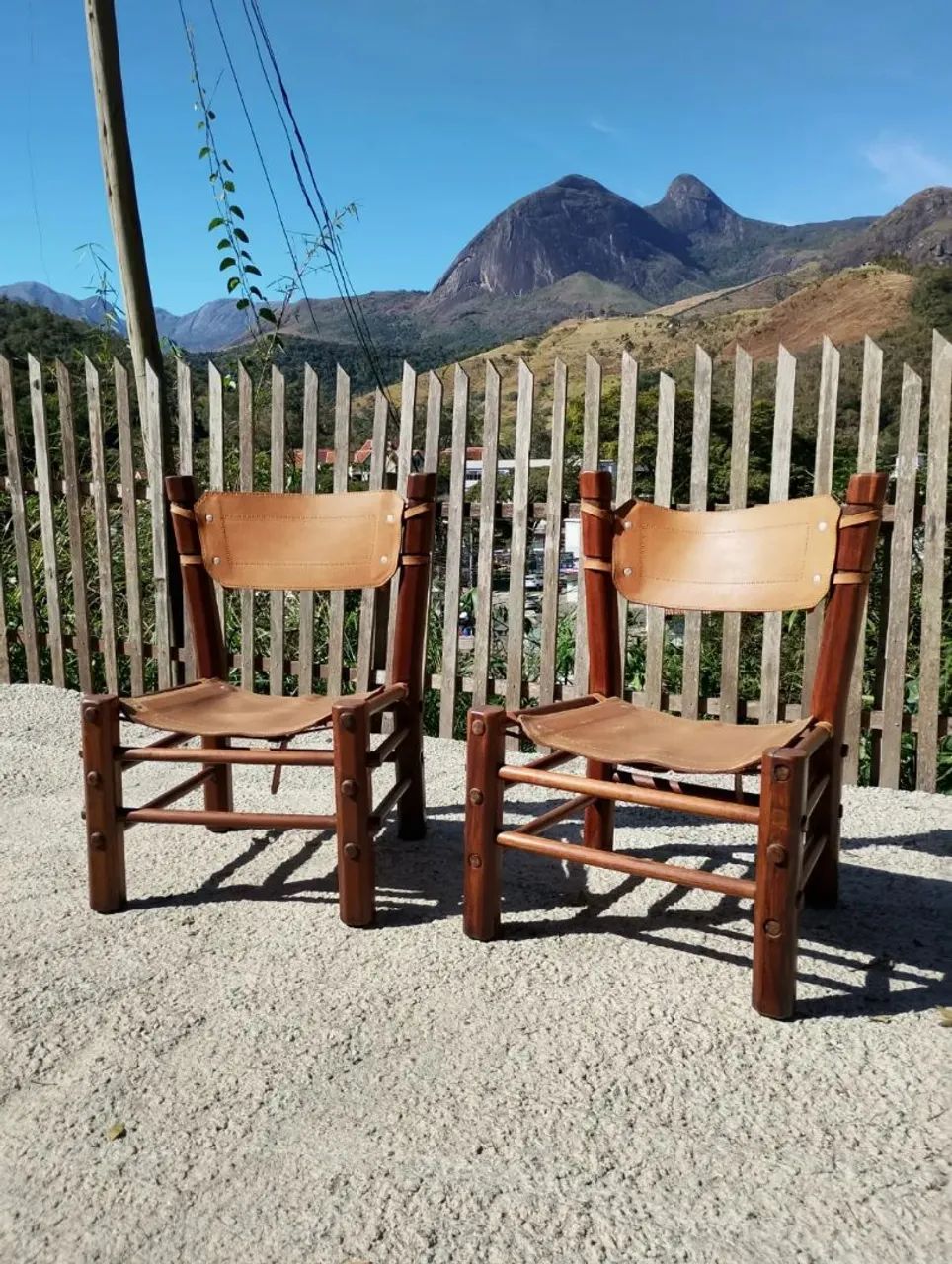 Par cadeiras fazenda