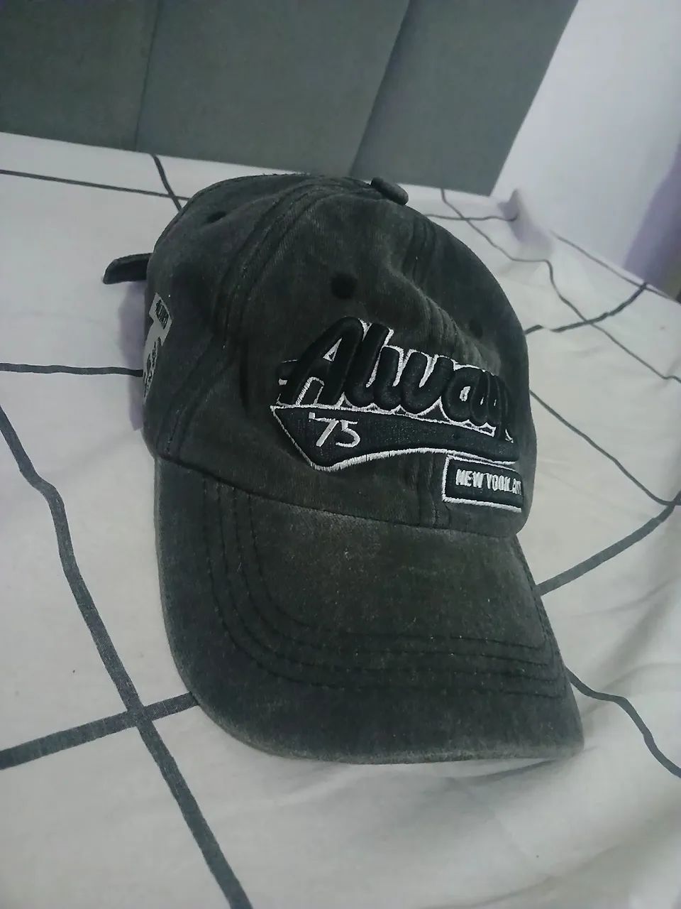 Boné preto estilo baiseboll 