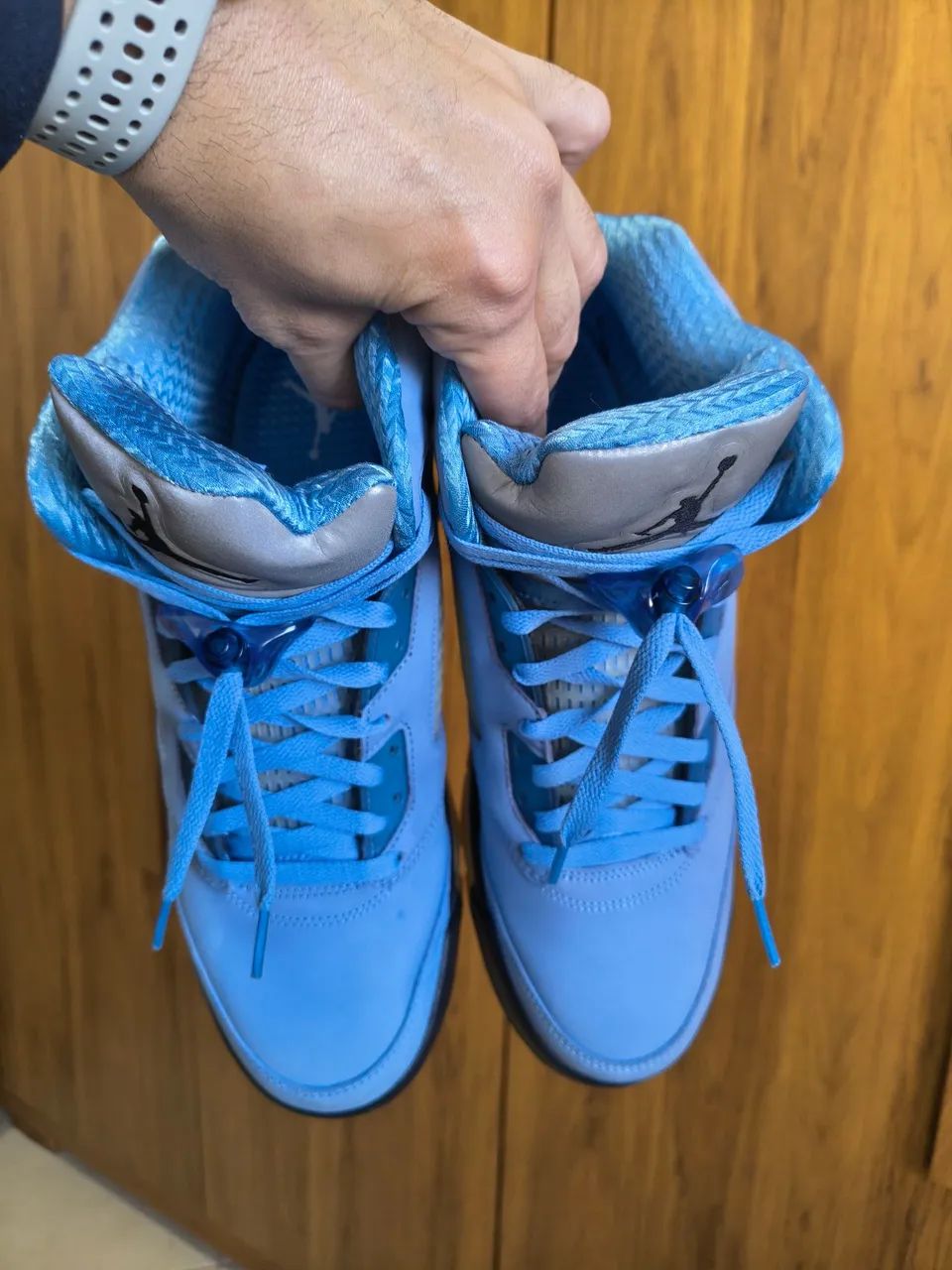 Tênis Air Jordan 5 UNC - Size 46 - Foto 2