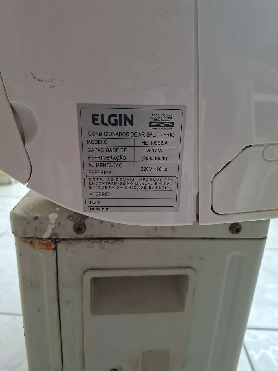 Ar-condicionado Elgin 9000btus - Foto 4
