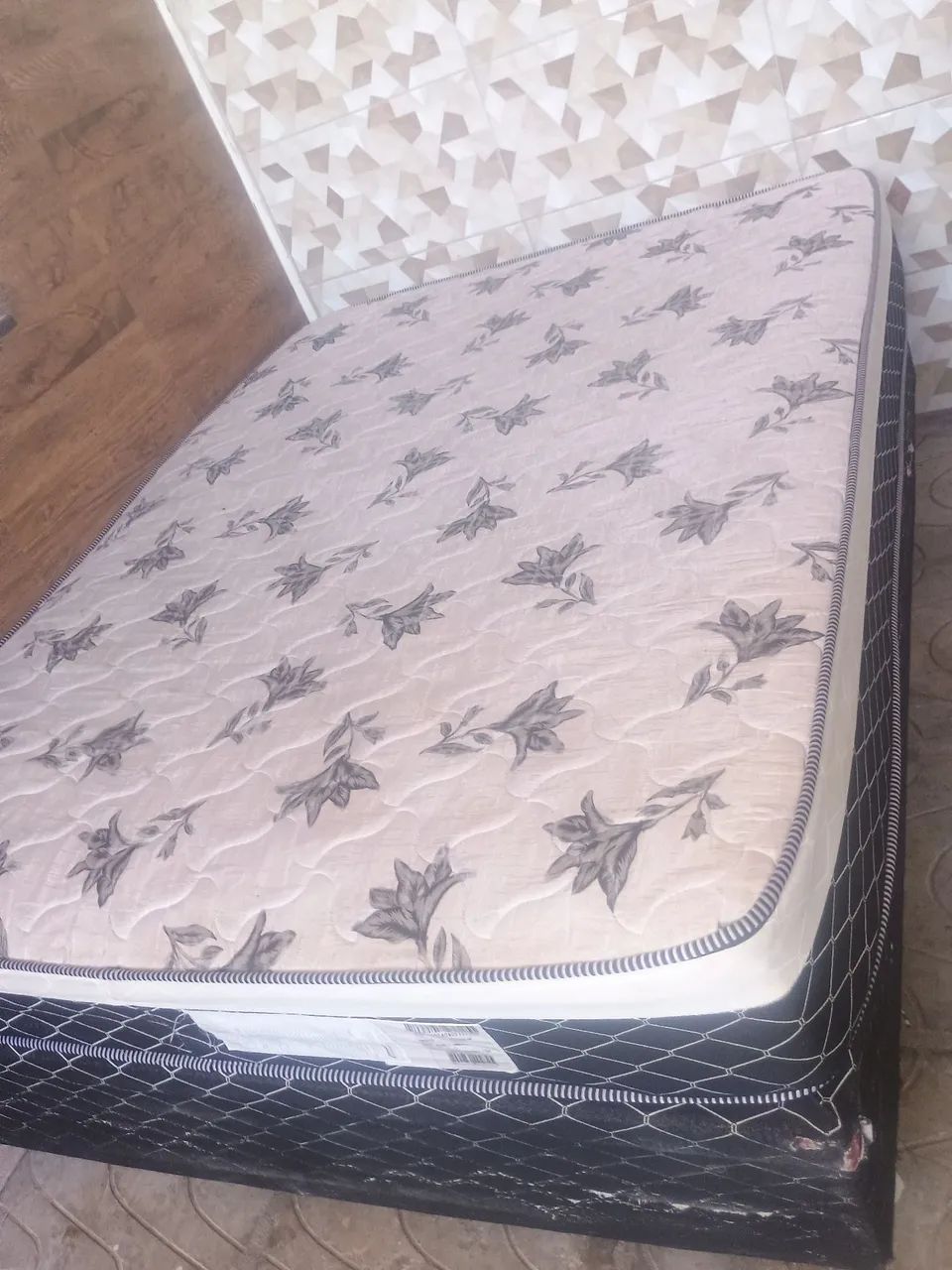 Cama box casal base e o colchão super confortável - Foto 4