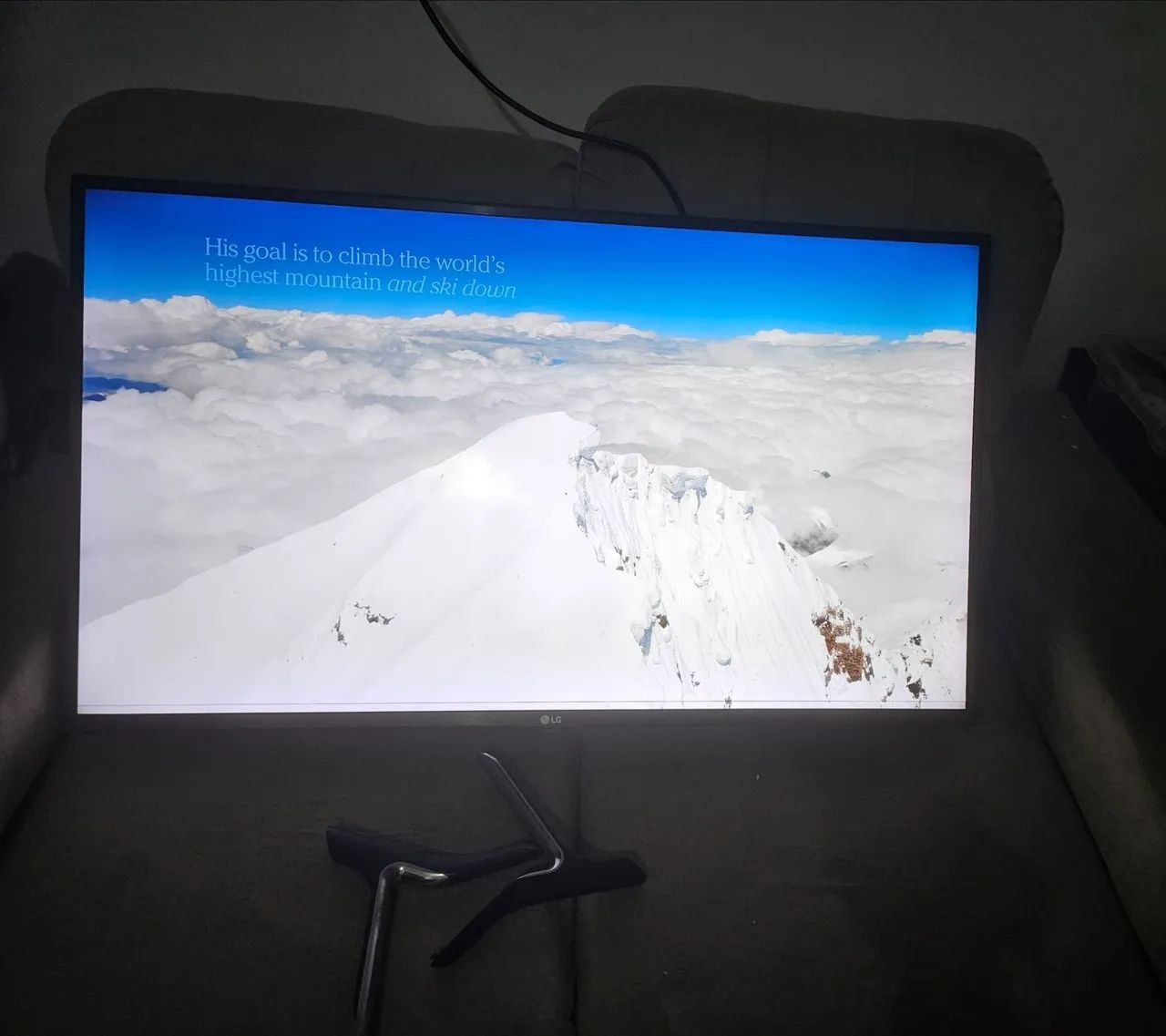TV smart LG com comando de voz 43 polegadas 