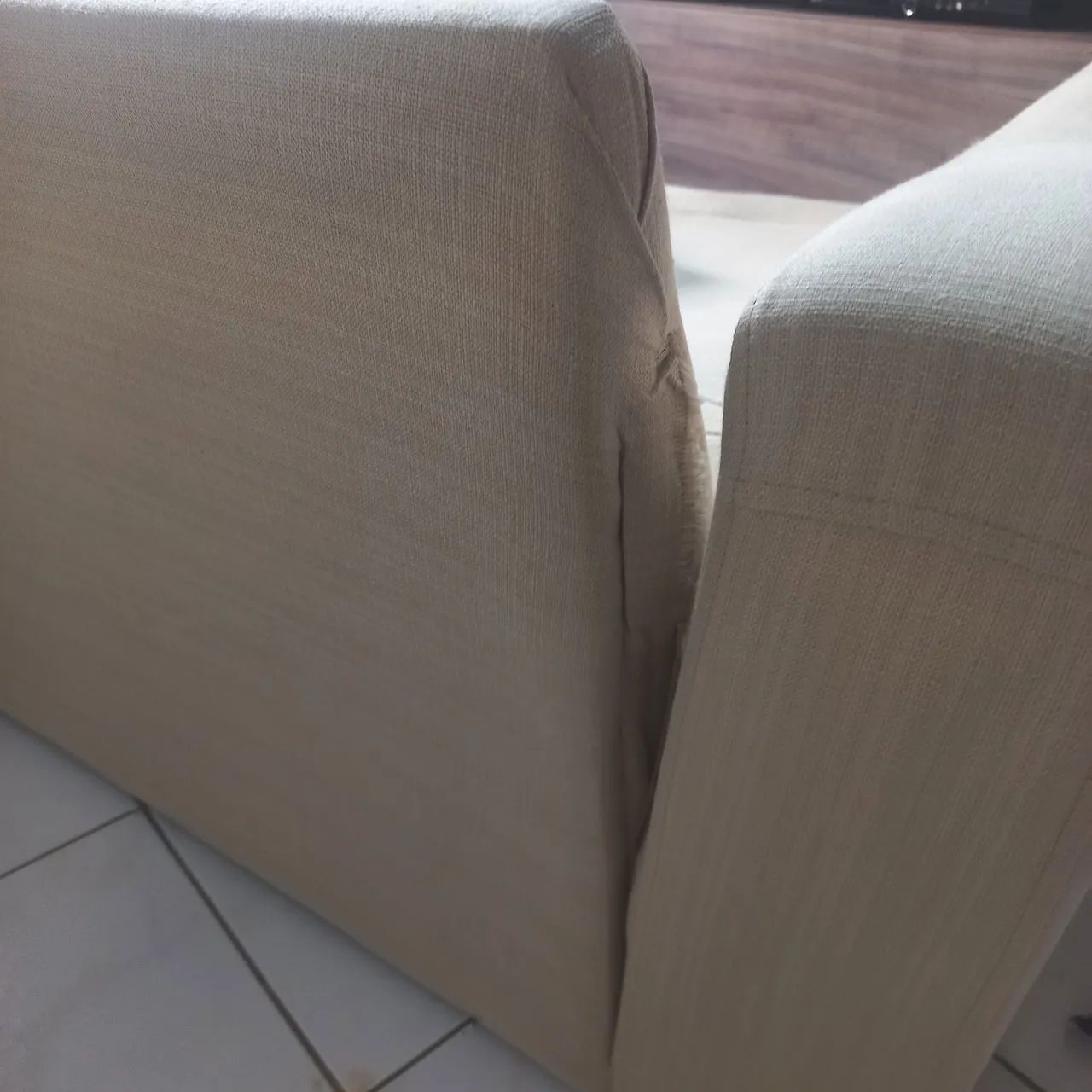 Sofa 3 lugares linho - Foto 5