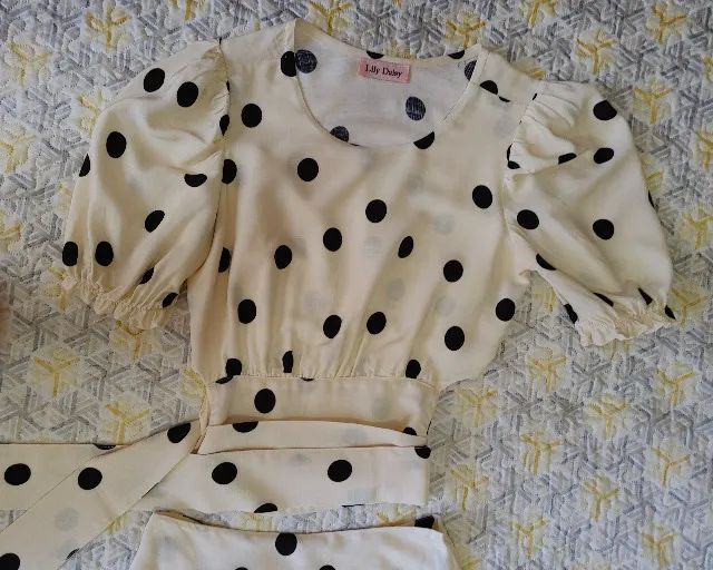 Conjunto cropped e saia longa Lily Daisy - Foto 4