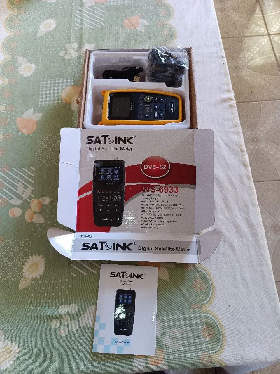 SATLINK WS-6933 ÓTIMO CAPTADOR DE SINAL DE SATÉLITE, ZERO NA CAIXA. - Foto 3