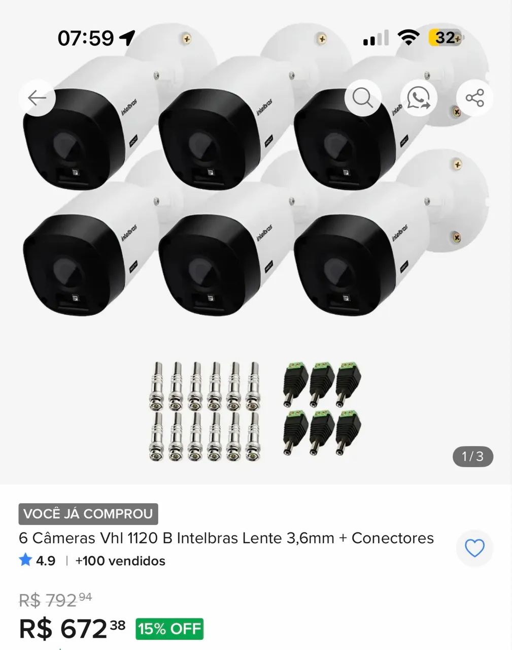 Câmera de DVR