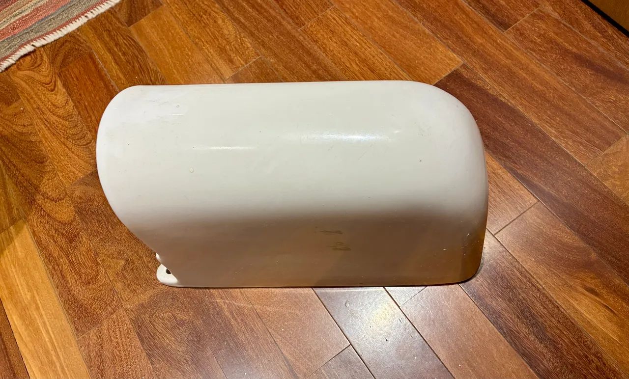 pé de lavatório - cerâmica branca - nunca usado - 40 cm - Foto 5