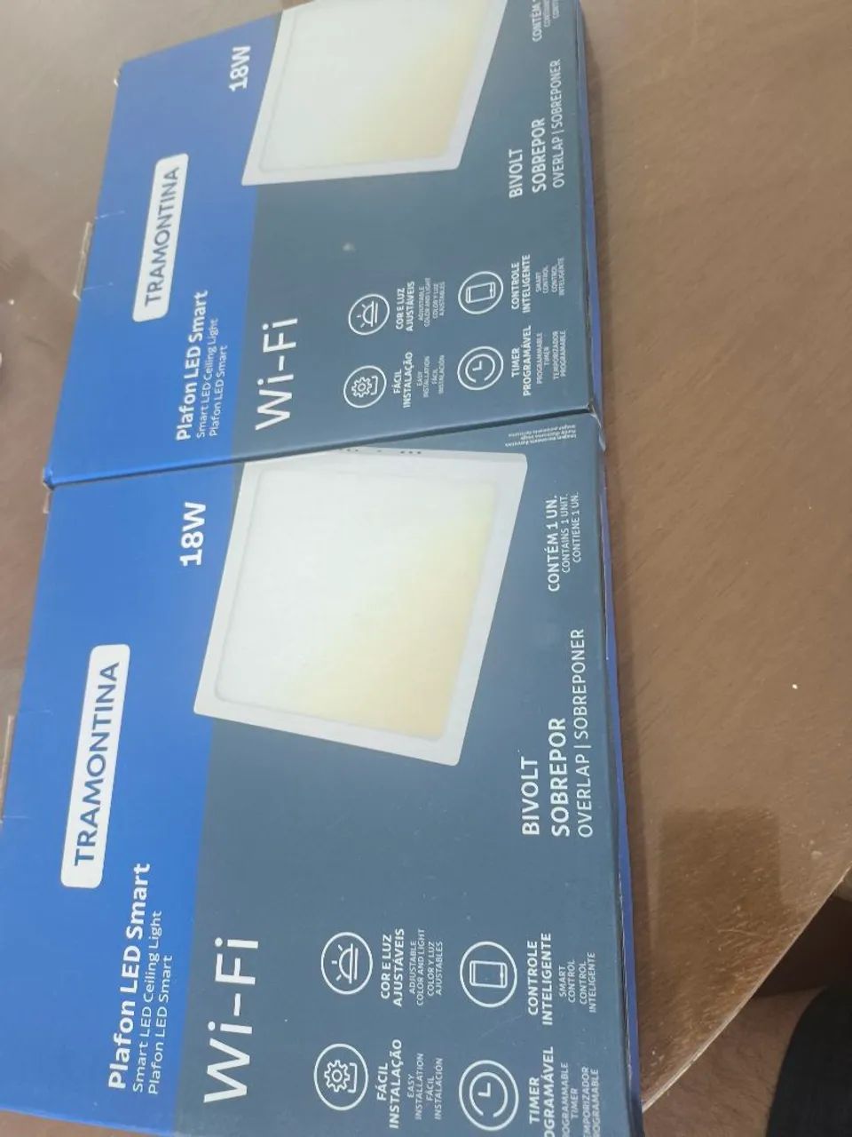 plafon led smart tramontina 18w bivolt