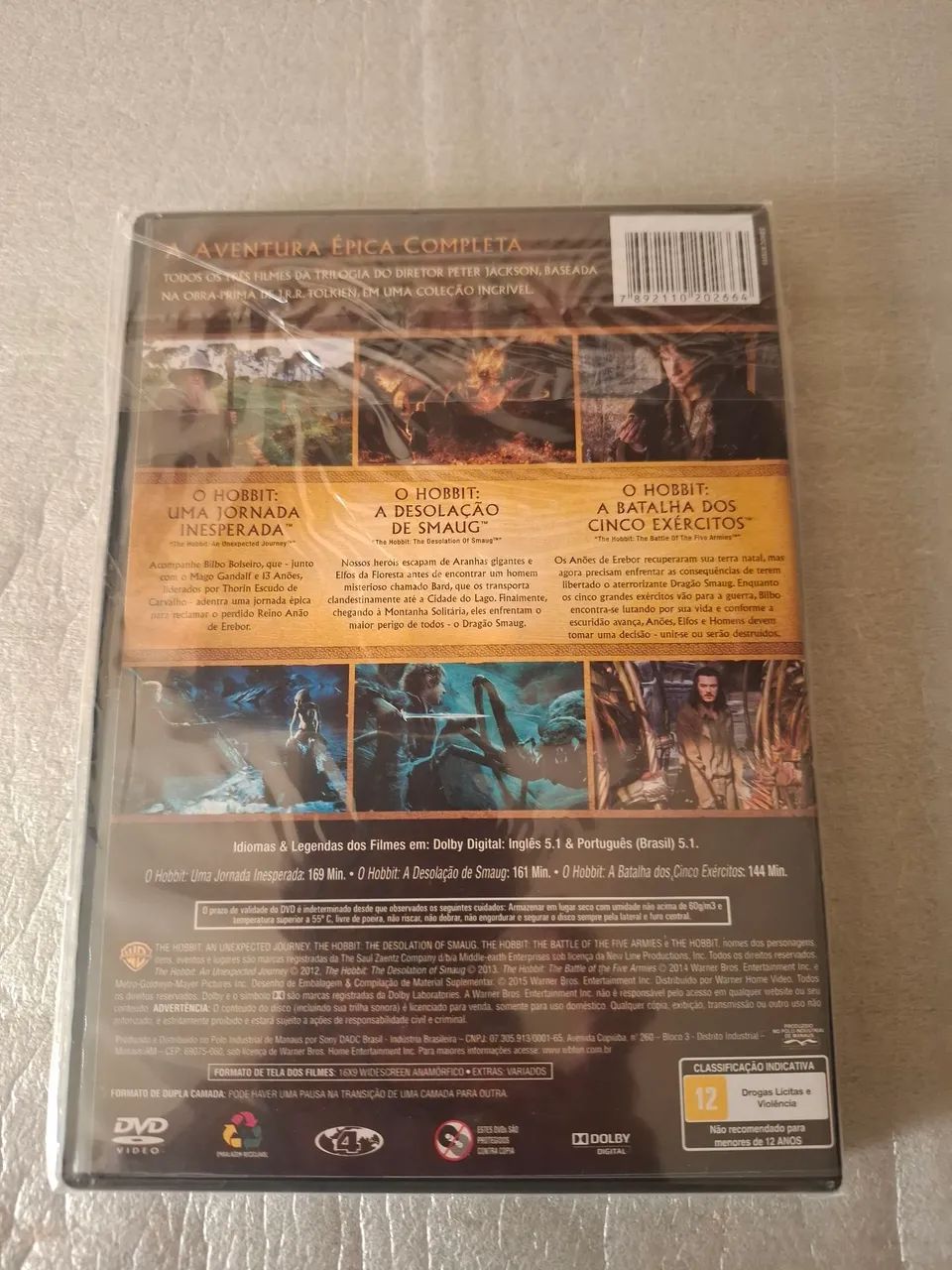 O Hobbit - Trilogia em DVD - Foto 2
