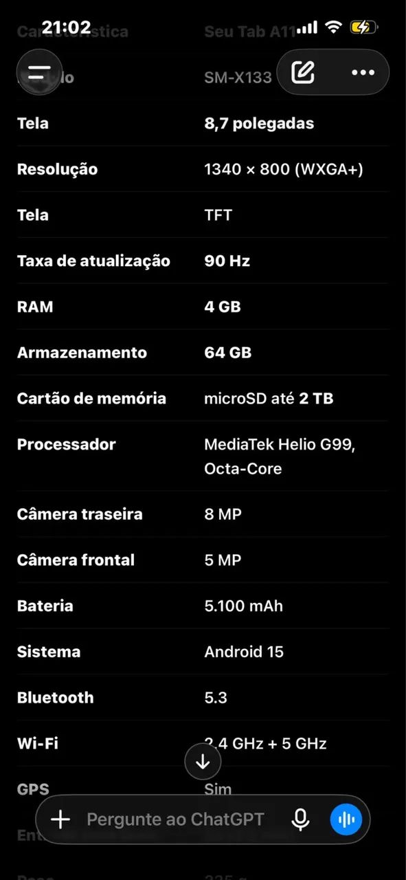 Tablet A11 Samsung  - Foto 3
