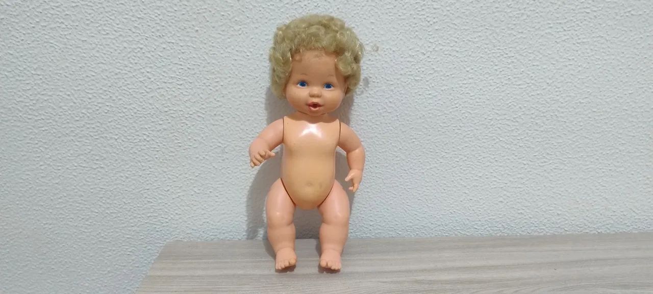 Boneca antiga Mama nenê Estrela - Anos 80