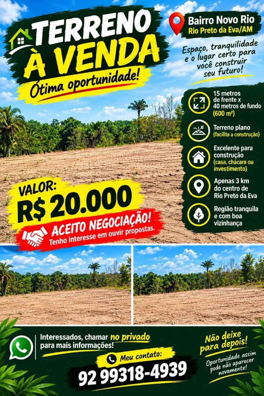 Vendo lote em Rio Preto da Eva  - Foto 3
