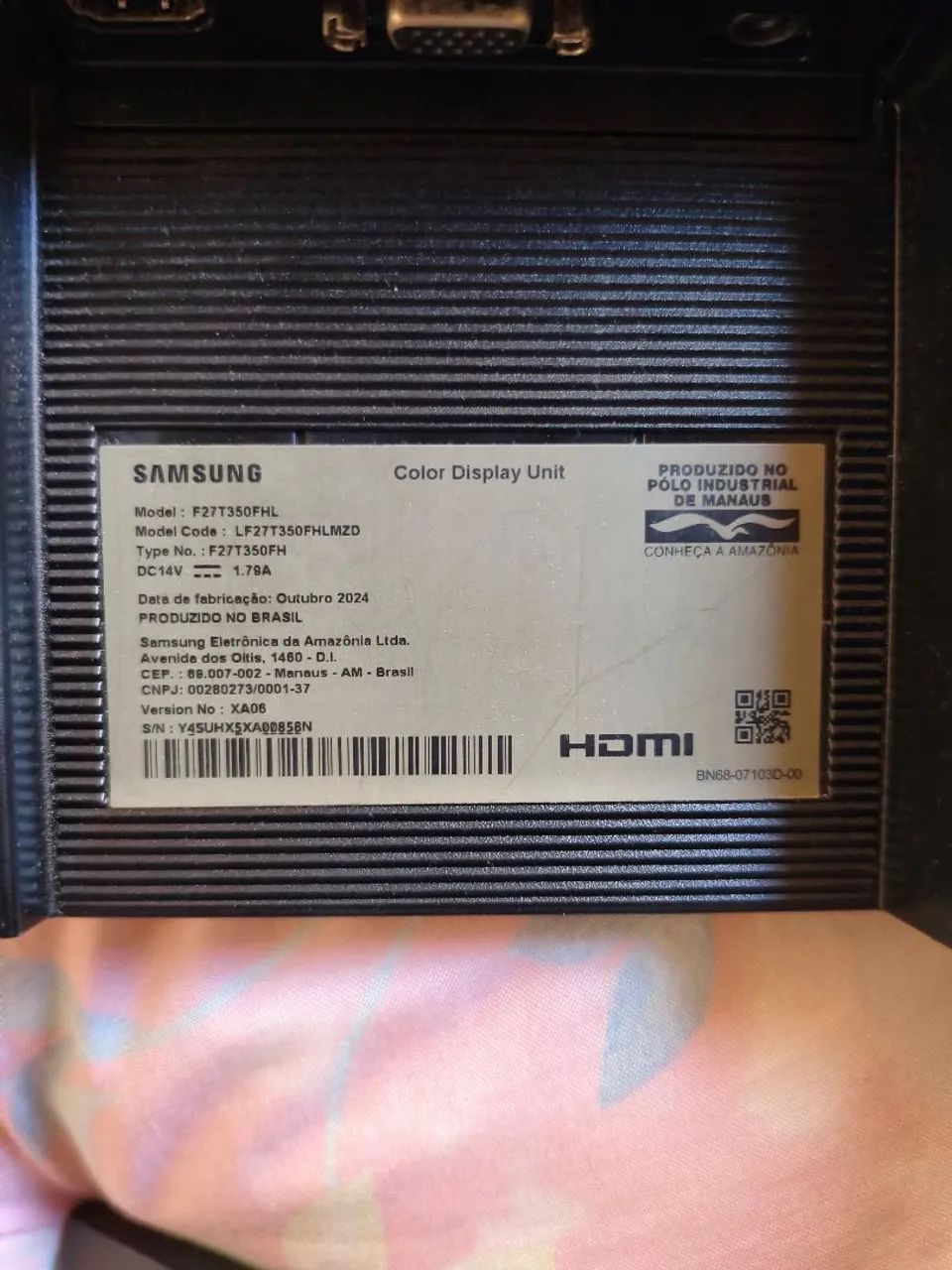 Monitor Samsung 27 polegadas IPS (com defeito)  - Foto 3