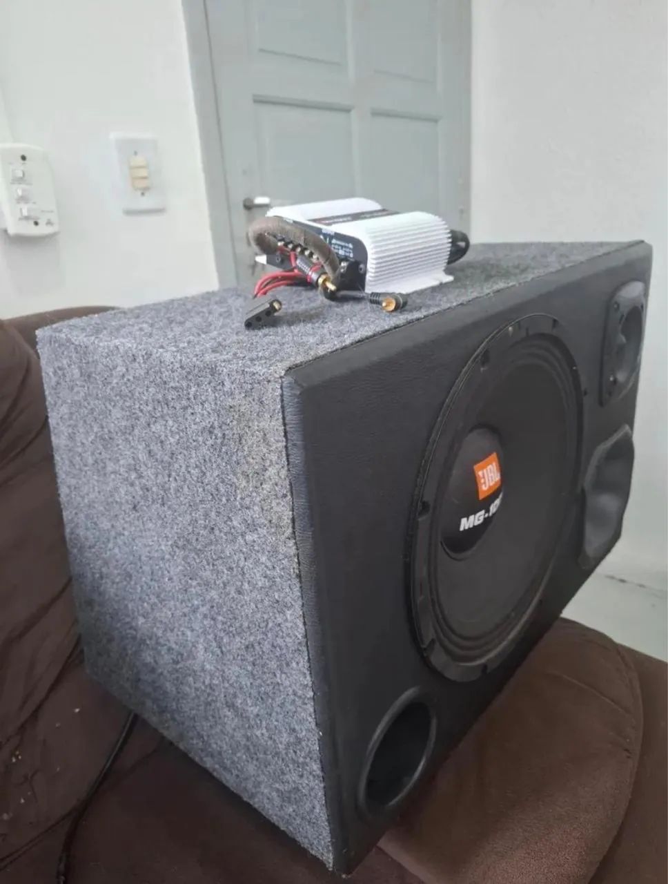 Caixa de Som JBL MG1000 12? + Módulo Taramps 400X4 - Foto 2