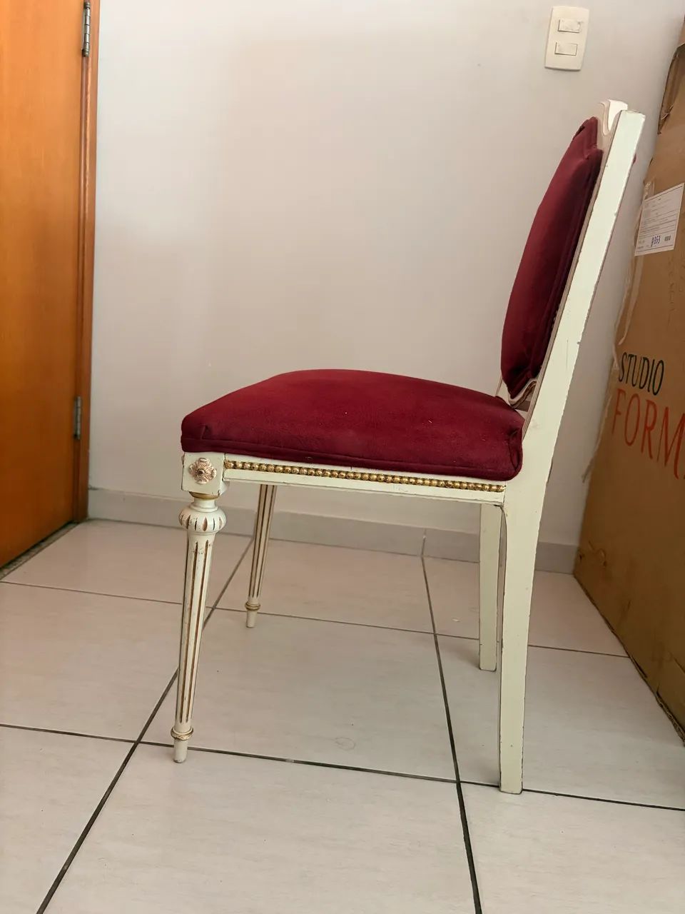 Relíquia Cadeira francesa centenária - Foto 3