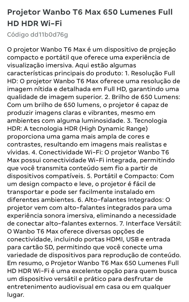 Projetor wambo - Foto 6