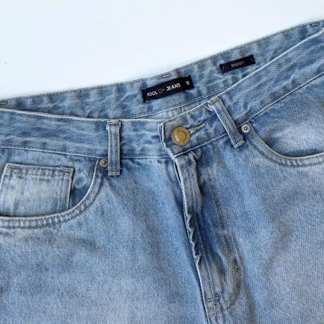 Calça Jeans Baggy Masculina Tamanho 38 - Foto 2
