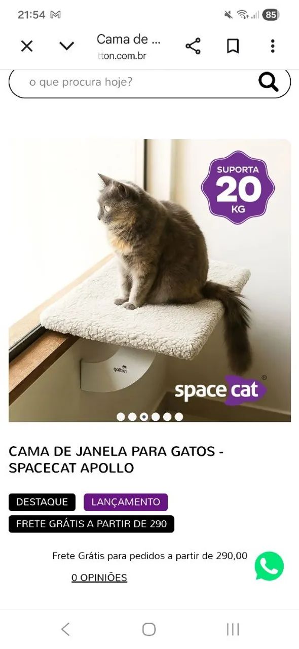 Cama de Janela para Pets489072332931092483