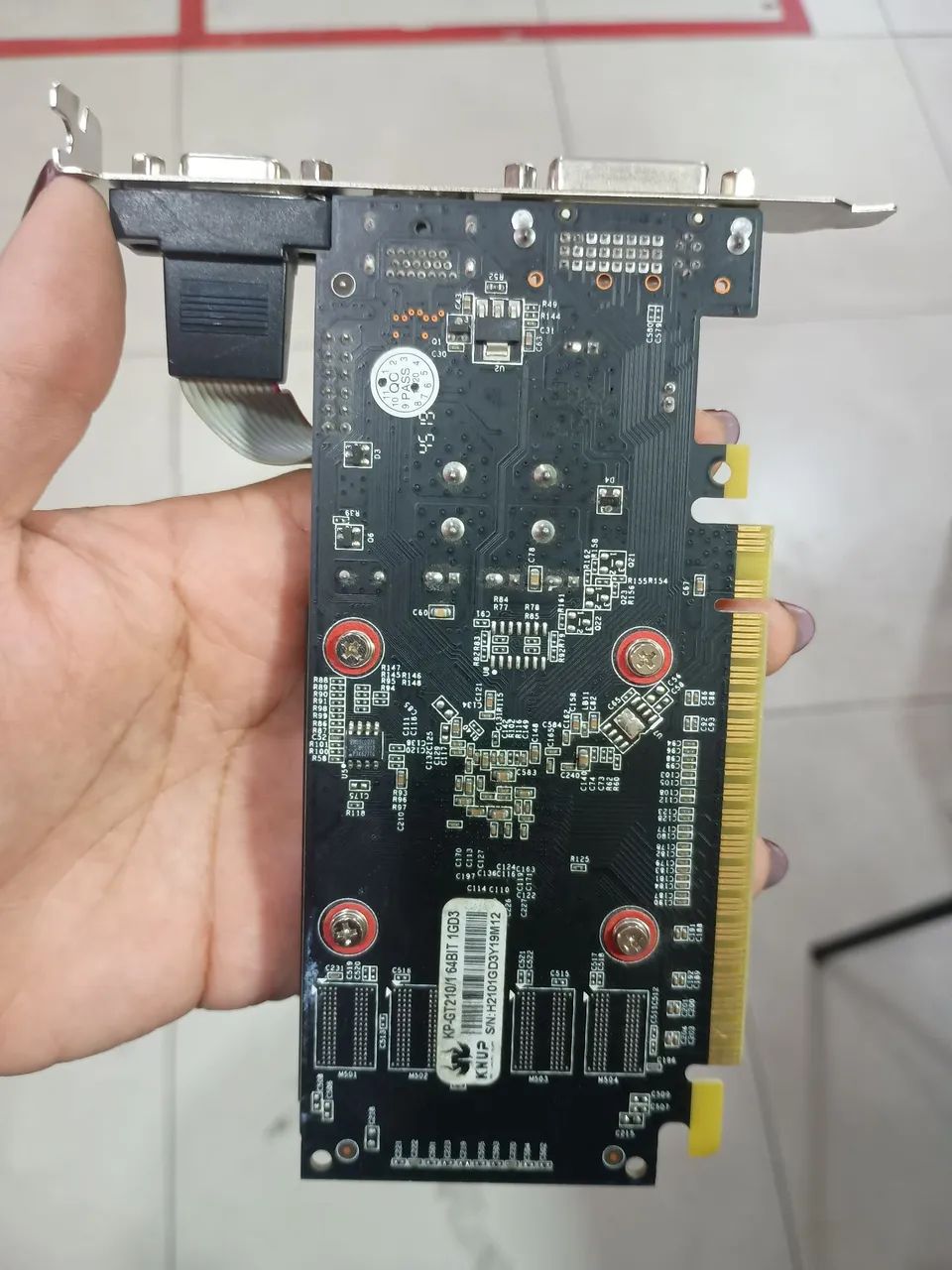 Placa de Vídeo Gt210 funcionando 