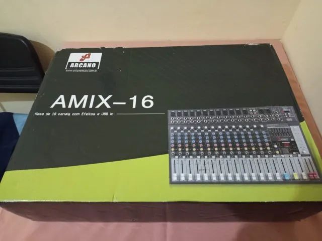Mesa De Som Com 16 Canais Arcano Amix-16 interface USB - Foto 3